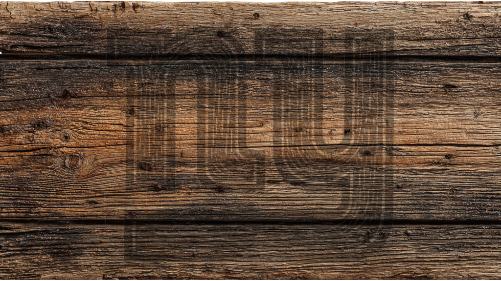 Rustic dark brown wooden plank texture background with visible grain, knots, and horizontal seams.