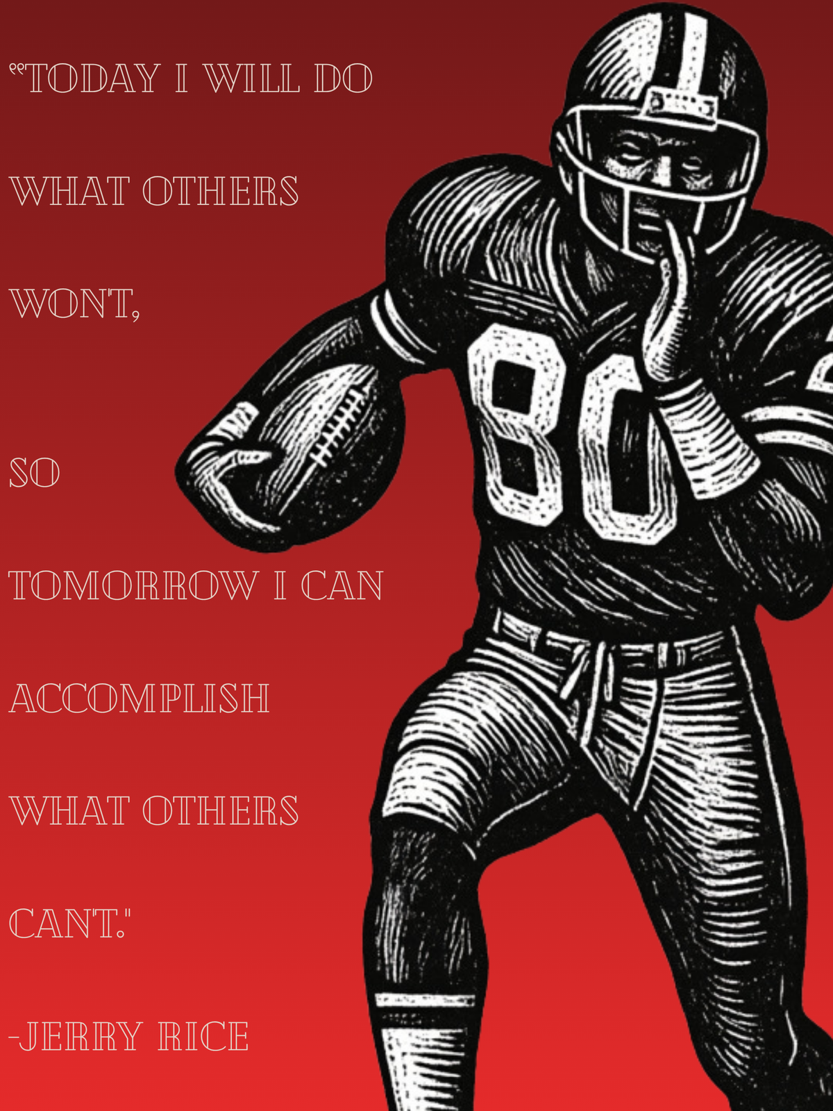 Jerry Rice Football Poster Bundle – All 6 Designs | NFL Fan Gift | Printable Wall Art 18x24 Digital Download