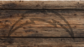 Rustic dark brown wooden planks background with a faint gray lightning bolt graphic overlay.