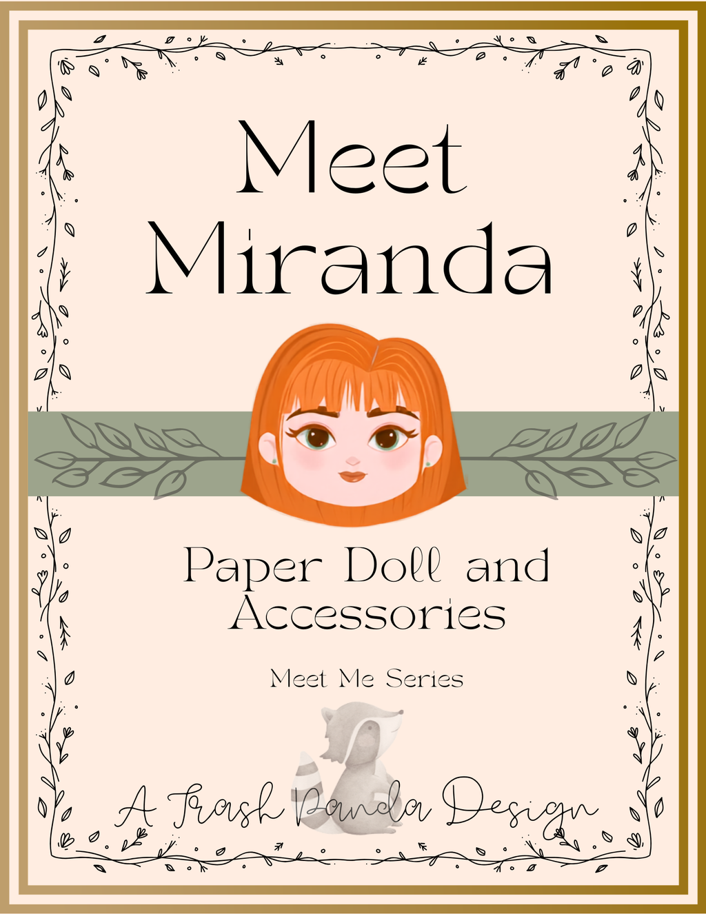 Meet Me Series – Miranda | Printable Paper Doll