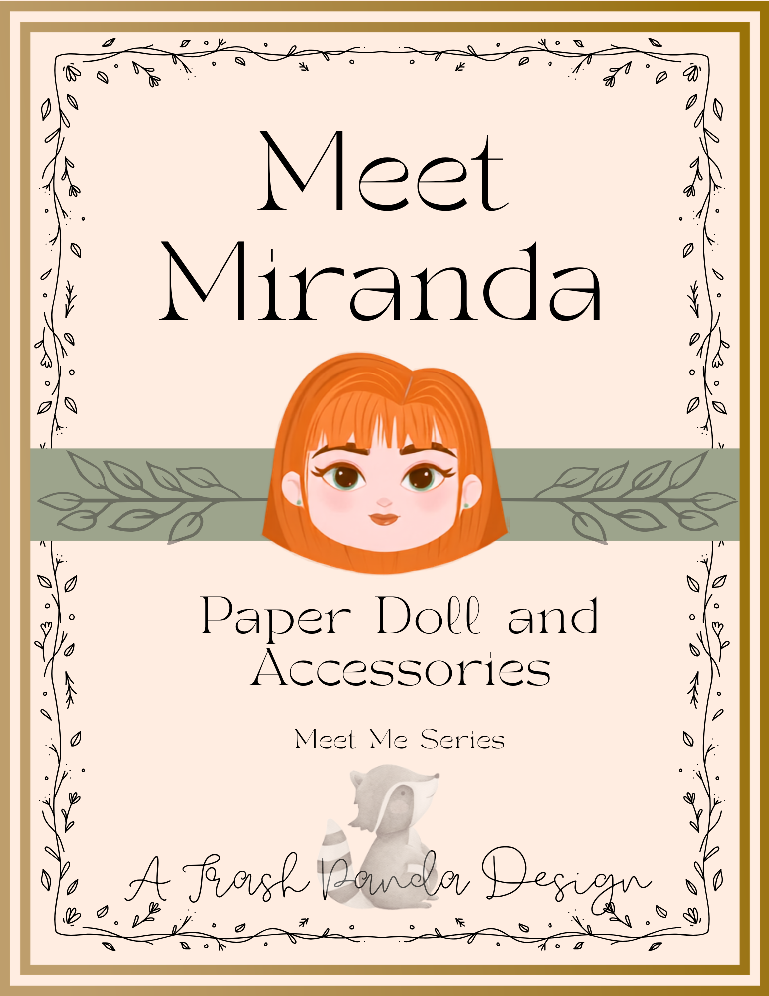 Meet Me Series – Miranda | Printable Paper Doll