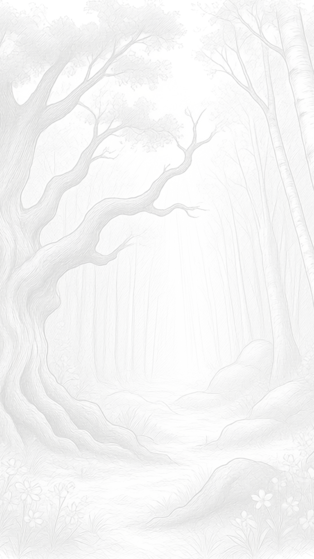 "Nibble Nibble Little Mouse" — Hansel & Gretel Candy House Phone Wallpaper