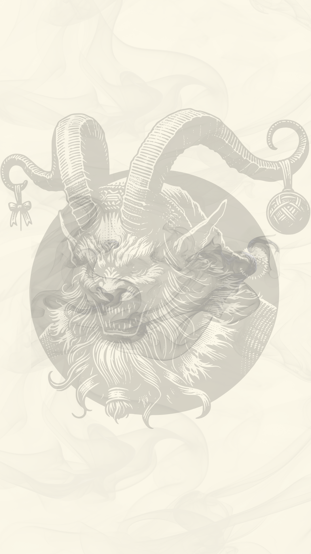 "He Came Not to Reward, But to Punish" — Krampus Phone Wallpaper