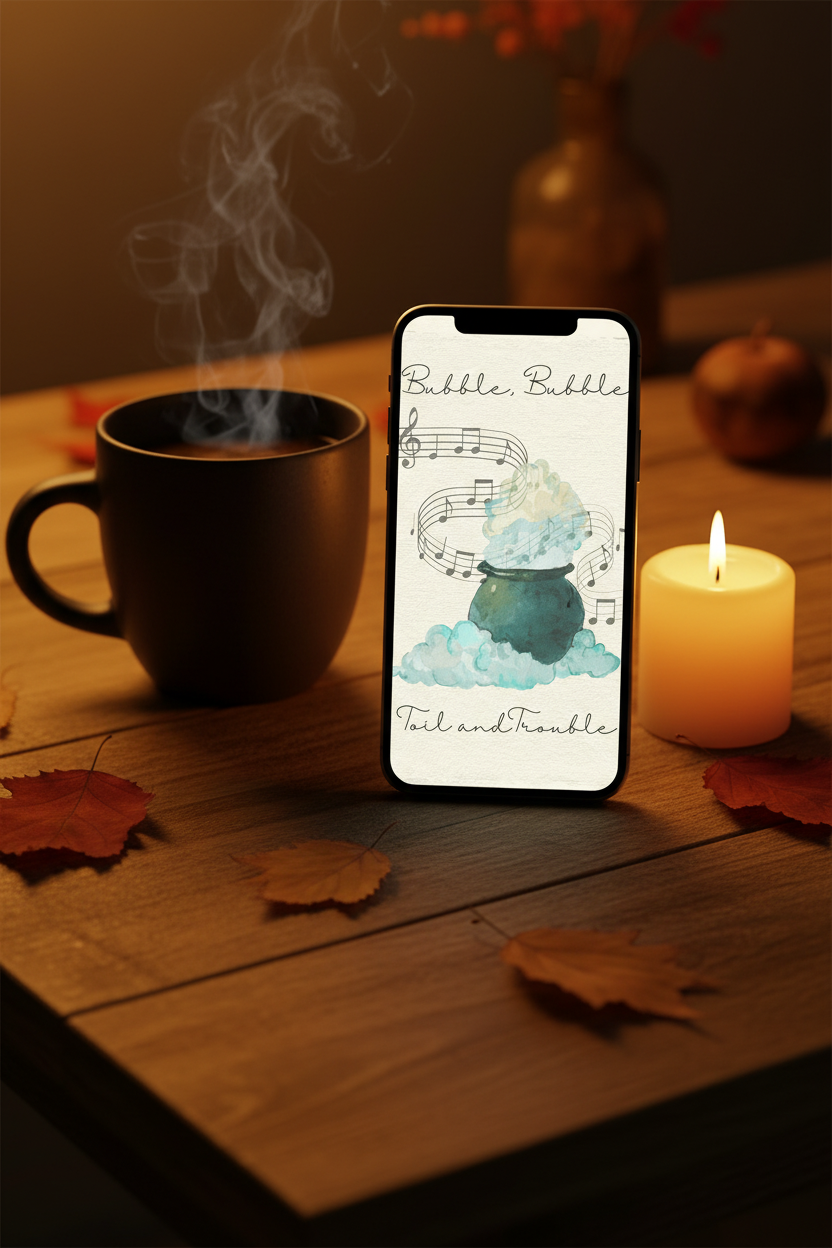 Bubble Bubble Desk Mockup