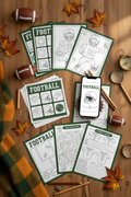 Football Games with Phone Mockup