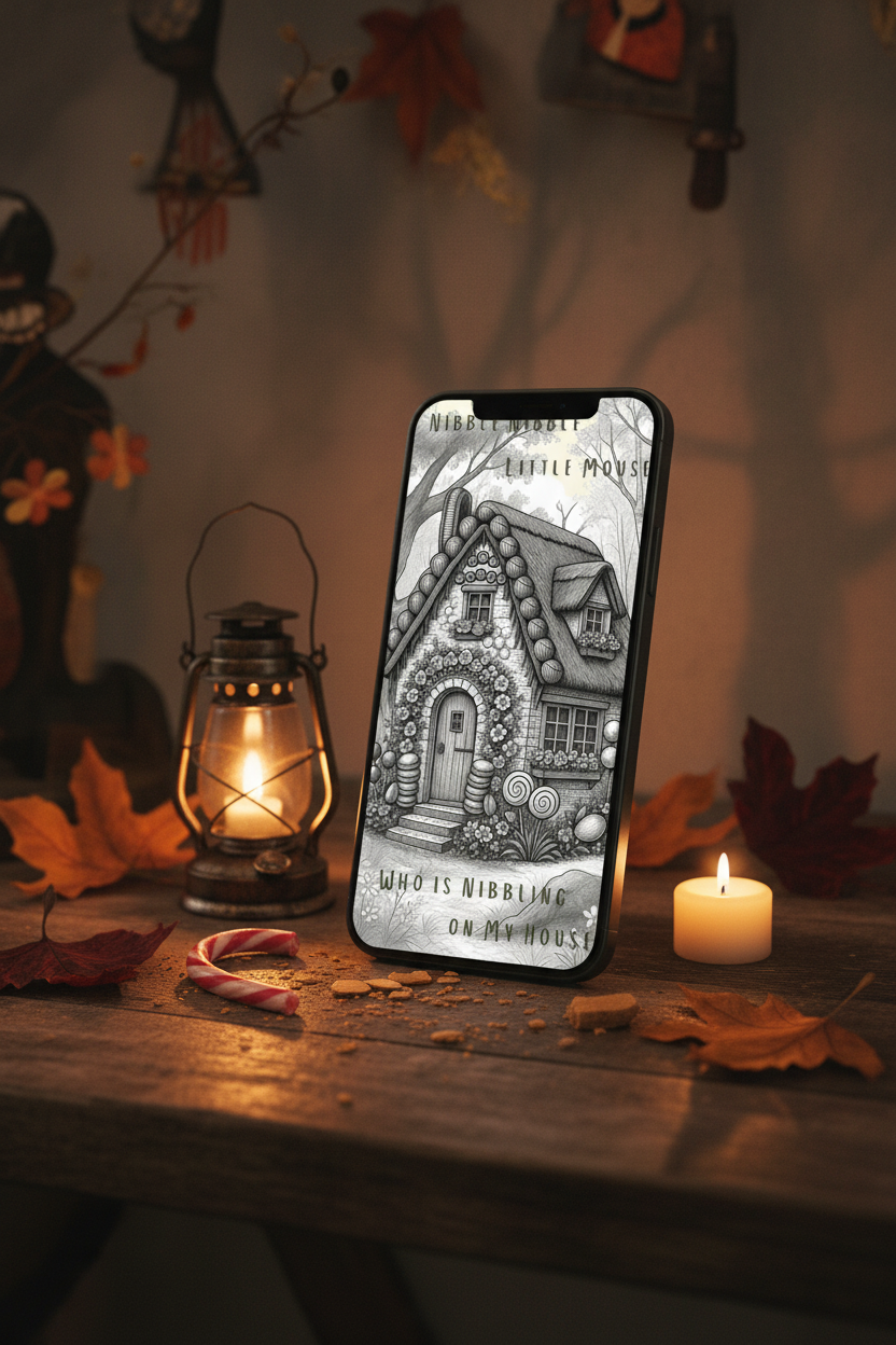 Hansel and Gretel Desk Mockup
