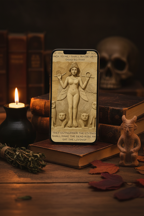 Queen of the Dead Desk Mockup